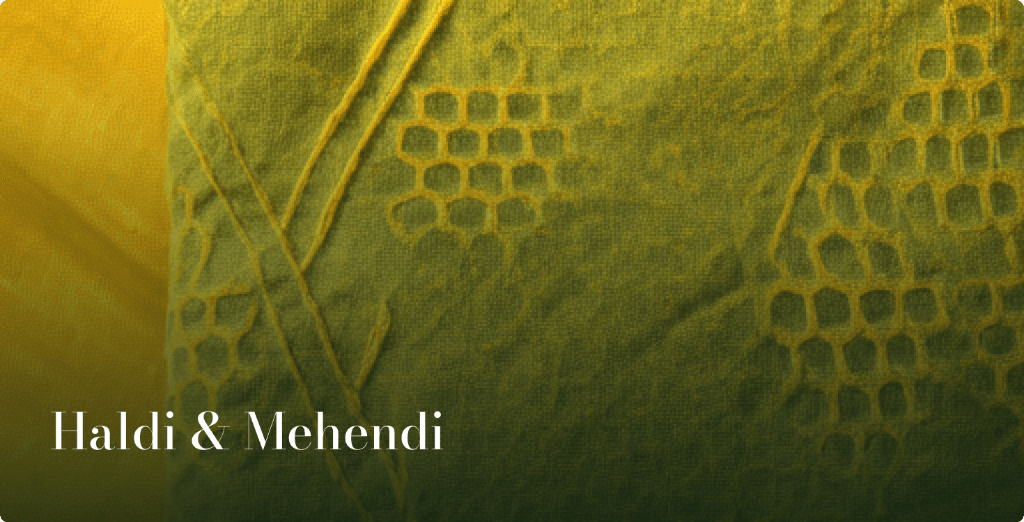 Bright ethnic wear for Haldi and Mehendi ceremonies